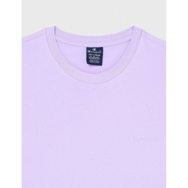 T-shirt med kortärm Herr Champion Crewneck Lila