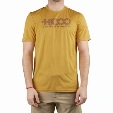 T-shirt med kortärm Herr +8000 Usame Gyllene