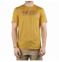 T-shirt med kortärm Herr +8000 Usame Gyllene