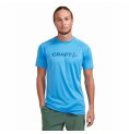 T-shirt med kortärm Craft Core Essence Logo Aquamarine