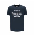 T-shirt med kortärm Herr Russell Athletic Ara Mörkblå