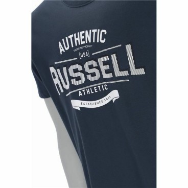 T-shirt med kortärm Herr Russell Athletic Ara Mörkblå