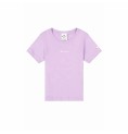 Barn T-shirt med kortärm Champion Crewneck Lavendel