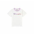 Barn T-shirt med kortärm Champion Crewneck Vit