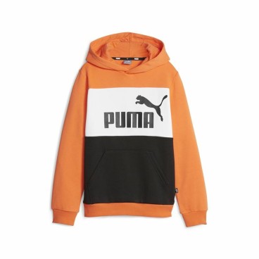 Träningsoverall barn Puma Ess Block Fl Orange