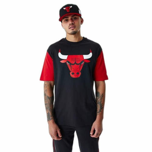 T-shirt med kortärm Herr New Era NBA Colour Insert Chicago Bulls Svart