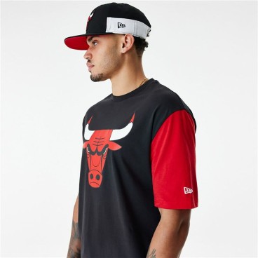 T-shirt med kortärm Herr New Era NBA Colour Insert Chicago Bulls Svart