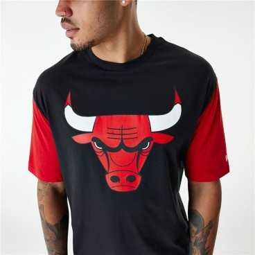 T-shirt med kortärm Herr New Era NBA Colour Insert Chicago Bulls Svart