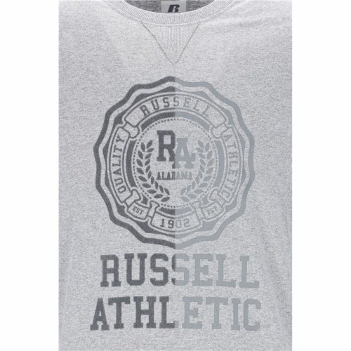 T-shirt med lång ärm Herr Russell Athletic Collegiate Ljusgrå