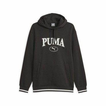 Tröja med huva Herr Puma Squad Fl Svart