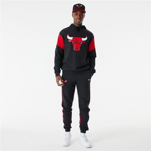 Tröja med huva Barn New Era NBA Colour Insert Chicago Bulls Svart