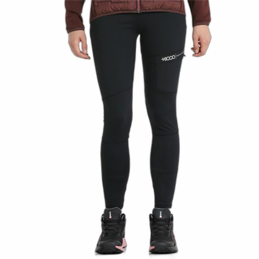 Sport-leggings, Dam +8000 Monteba Svart