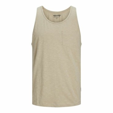 Tanktop, Herr Jack & Jones Jortampa Slub Beige