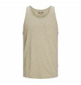 Tanktop, Herr Jack & Jones Jortampa Slub Beige