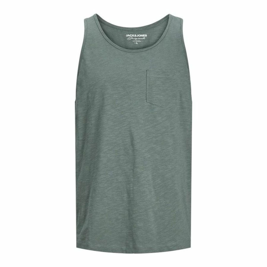 Tanktop, Herr Jack & Jones Jortampa Slub Grön