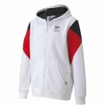 Sportjacka, Barn Rebel Puma Block Full-Zip Hoodie  Vit