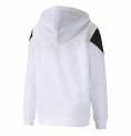 Sportjacka, Barn Rebel Puma Block Full-Zip Hoodie  Vit