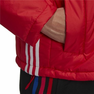 Adidas 运动夹克，女式 Originals 红色风衣