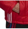 Adidas 运动夹克，女式 Originals 红色风衣