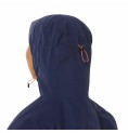 Asics 运动夹克，深蓝色女式 Fujitrail 防水夹克