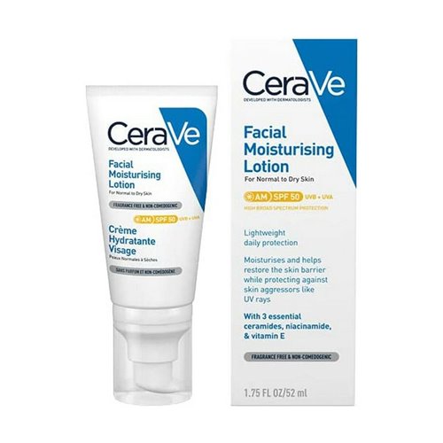 Solskydd CeraVe Facial Moisturising Lotion Spf 50 52 ml