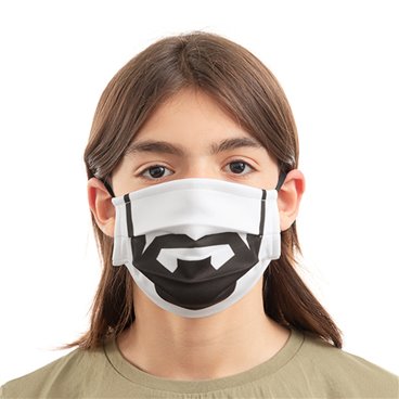 Återanvändbart Hygieniskt Munskydd av Tyg Beard Luanvi Storlek M Förpackning med 3 masker