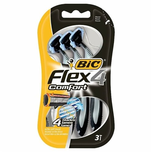 Bic 手动剃须刀 Flex 4（3 个数量）