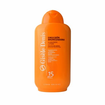 Solskydd Emulsión Bronceadora Gisèle Denis (400 ml)