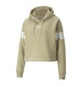 Tröja med huva Dam Puma Power Hoodie Fl Beige