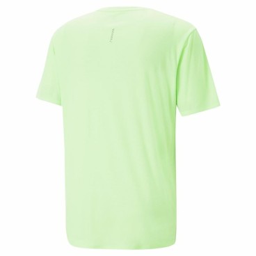 T-shirt med kortärm Puma Run Favorite Lime