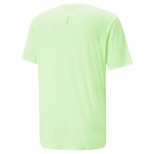 T-shirt med kortärm Puma Run Favorite Lime