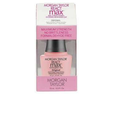 Nagelhärdare Morgan Taylor React Max Original 2 i 1 Grundlager 15 ml