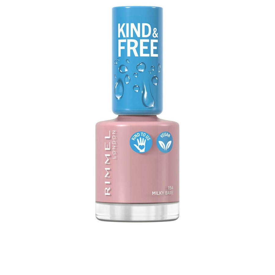 nagellack Rimmel London Kind & Free 154-milky bare (8 ml)