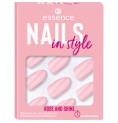 Lösnaglar Essence Nails In Style 12 Delar Nº 14-rose and shine