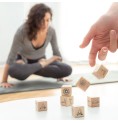 Yoga tärningsspel Anandice InnovaGoods 7 antal