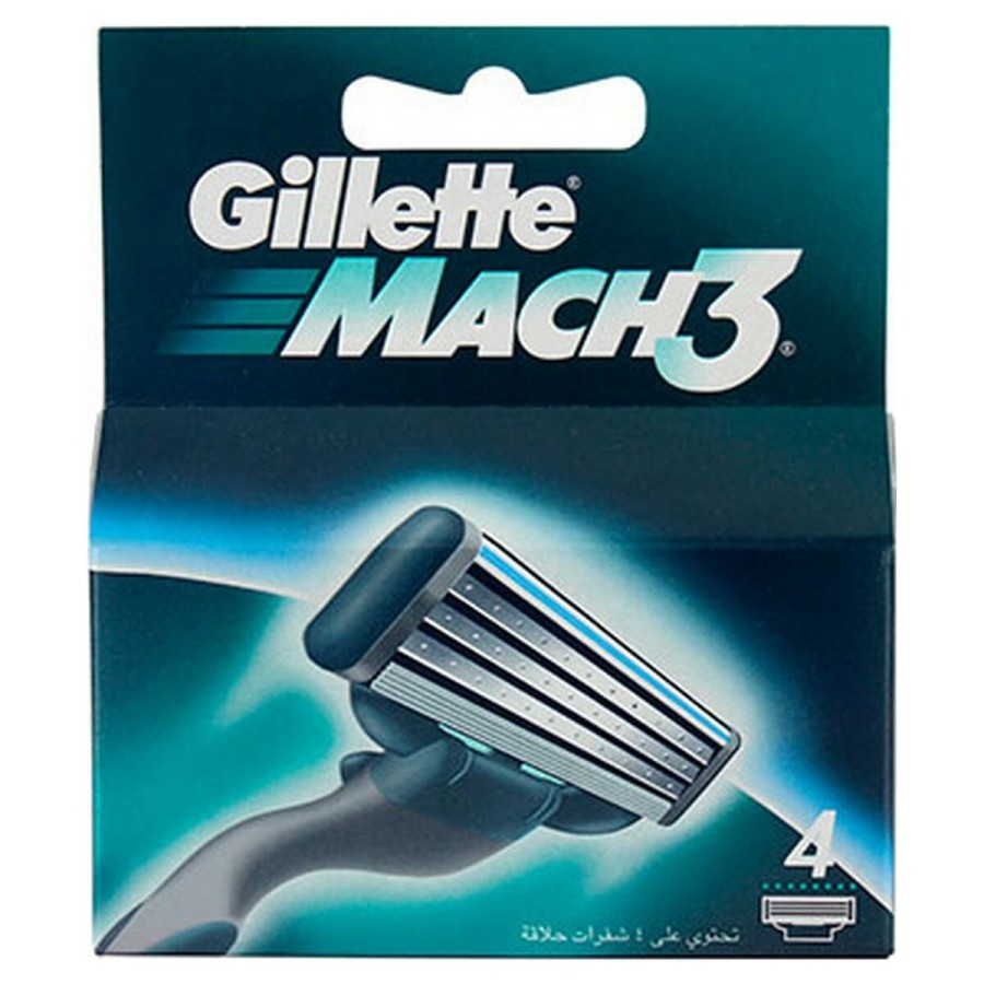 Byte av rakapparatblad Gillette (4 antal) (4 uds)