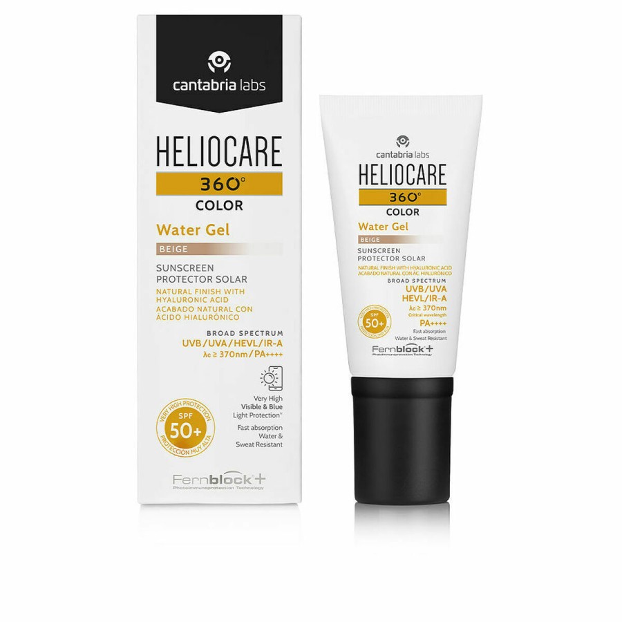 Solskydd med färg Heliocare Color Gel Beige Spf 50 50 ml