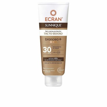 Solskyddsgel Ecran Sunnique Broncea+ Kräm SPF 30 (250 ml)