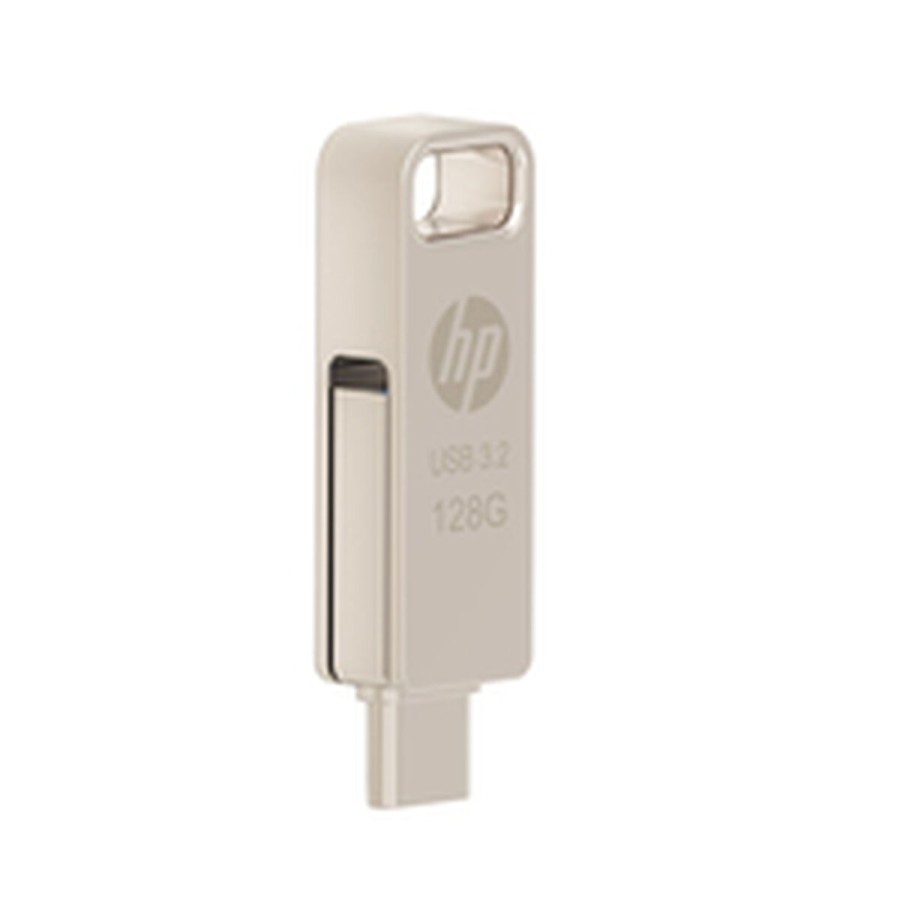 USB-minne PNY HPFD206C-128 Silvrig 128 GB