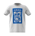 Barn T-shirt med kortärm Adidas G Bold Crew Vit