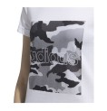 T-shirt med kortärm Dam Adidas Boxed Camo Vit