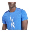 T-shirt med kortärm Herr Reebok Workout Ready Activchill Blå