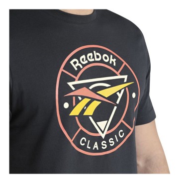 T-shirt med kortärm Herr Reebok  Classic Trail Svart