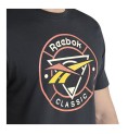 T-shirt med kortärm Herr Reebok  Classic Trail Svart