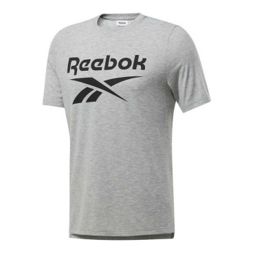 T-shirt med kortärm Herr Reebok Workout Ready Supremium Grå