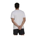 T-shirt med kortärm Herr Adidas Essentials Gradient Vit