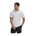 T-shirt med kortärm Herr Adidas Essentials Gradient Vit