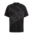 T-shirt med kortärm Herr Adidas Giant Logo Svart