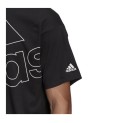 T-shirt med kortärm Herr Adidas Giant Logo Svart