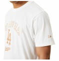 T-shirt med kortärm Herr New Era MLB Metallic Grapich Print Dodger Vit